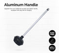 NEIKO 60166A Toilet Plunger with Patented All-Angle Design, Heavy-Duty Toilet Bowl Plunger with Aluminum Handle, Bathroom Necessity, Black, 1-Pack 🍁 All In One Marketplace Canada