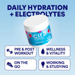 Cira Hydration Electrolytes Powder - Daily Electrolyte Powder, Sugar Free, Naturally Sweetened w/Stevia, Hydration Powder w/Himalayan Salt for Dehydration Relief - Raspberry Hibiscus, 45 Servings 🍁 All In One Marketplace Canada