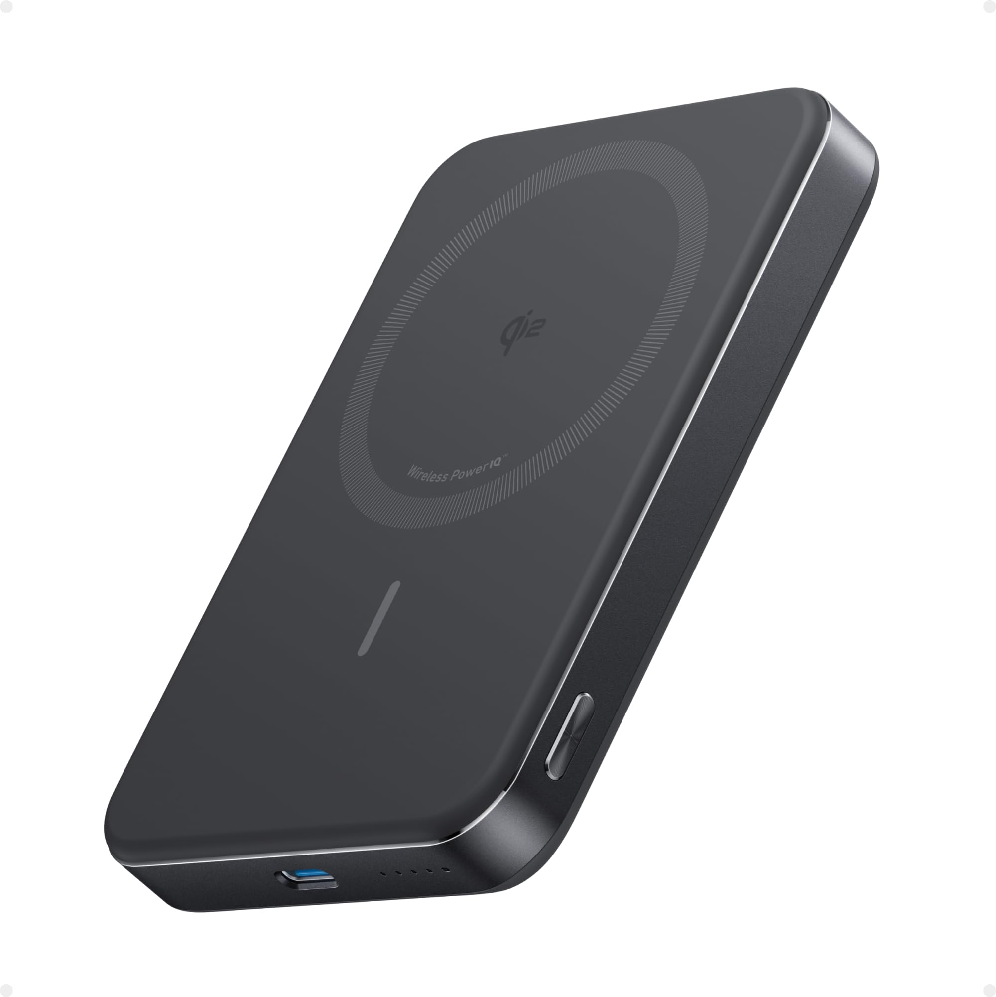 Anker MagGo Power Bank, Ultra-Slim 10,000mAh Magnetic Battery Pack, Qi2 Certified 15W Ultra-Fast MagSafe Compatible Portable Charger, Ergonomic Design, for iPhone17/16/15/14 Series, and More 🍁 All In One Marketplace Canada