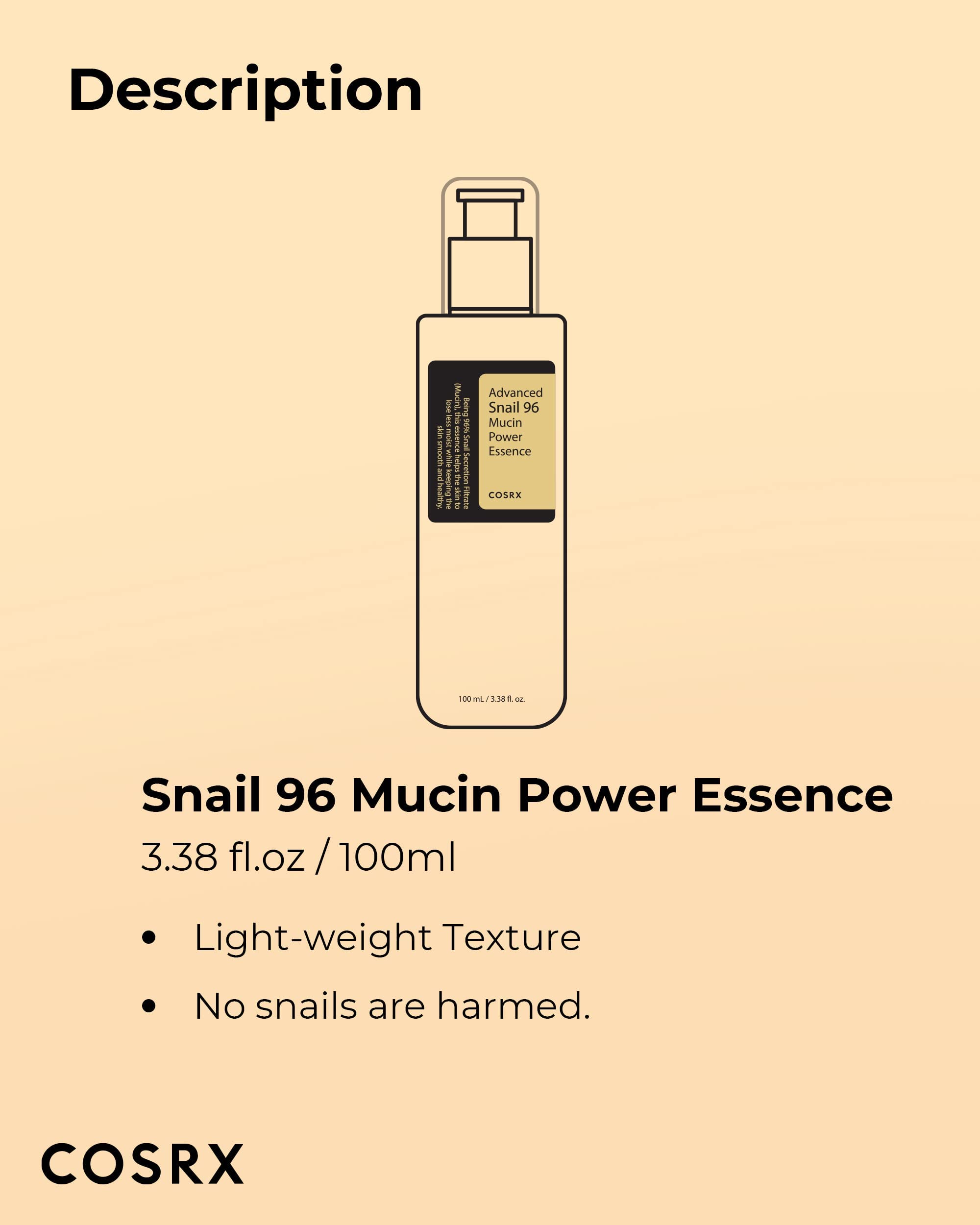 Cosrx Advanced Snail 96 Mucin Power Essence 100ml 🍁 All In One Marketplace Canada