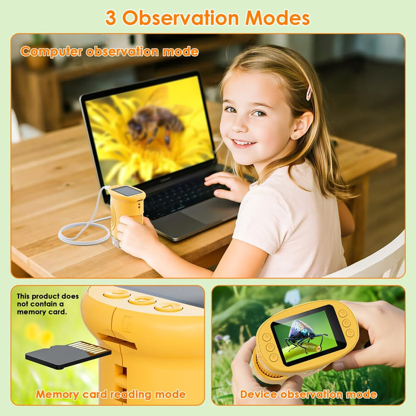 Temodu Kids Microscope 2.0
