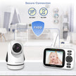 HelloBaby Baby Monitor No WiFi,Video Baby Monitors with Camera and Audio,3.2'' IPS Screen, Remote Pan-Tilt-Zoom Baby Camera Monitor,Plug&Play,Night Vision,1000ft Range,2-Way Talk, ECO Mode,Temperature 🍁 All In One Marketplace Canada