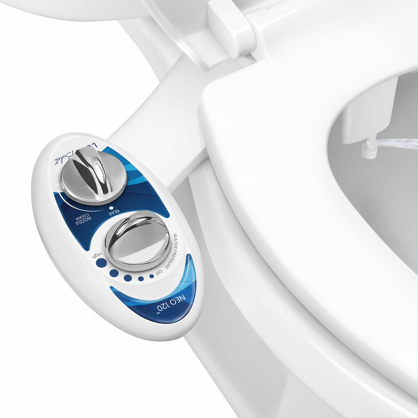 LUXE Bidet NEO 120 - Bidet Attachment for Toilet Seat, Blue 🍁 All In One Marketplace Canada
