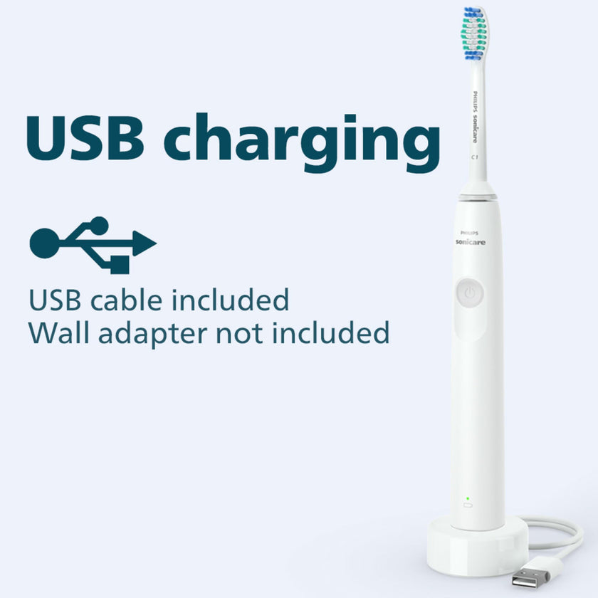 Philips Sonicare 1300 Rechargeable Electric Toothbrush, 2 Brush Head, White 🍁 All In One Marketplace Canada