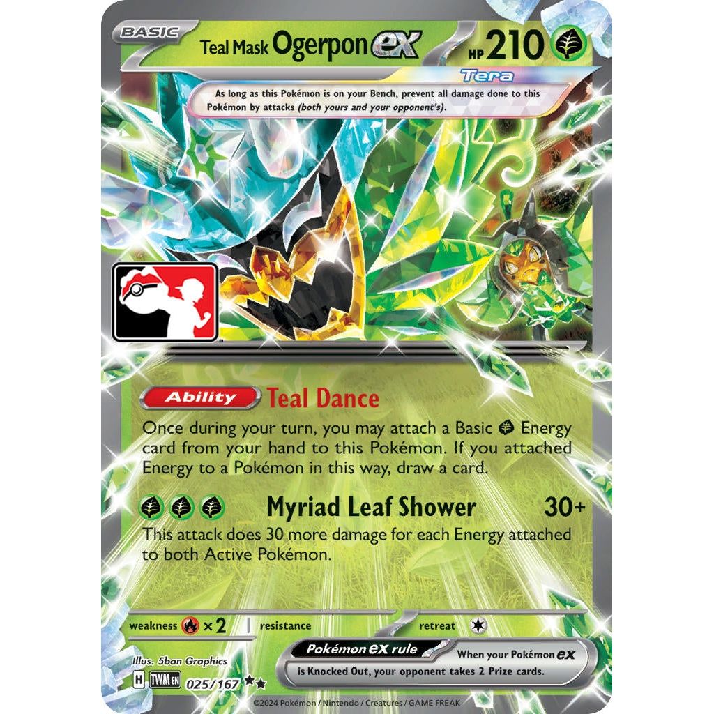 Teal Mask Ogerpon ex (025/167)