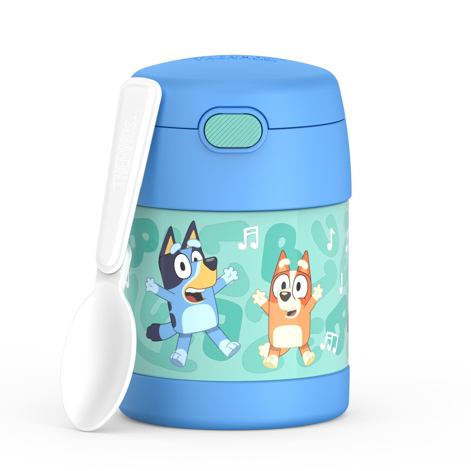 THERMOS FUNTAINER Kids Food Jar with Spoon, 10oz, Bluey 🍁 All In One Marketplace Canada