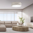KANTOOR Beige Linen Flush Mount Light