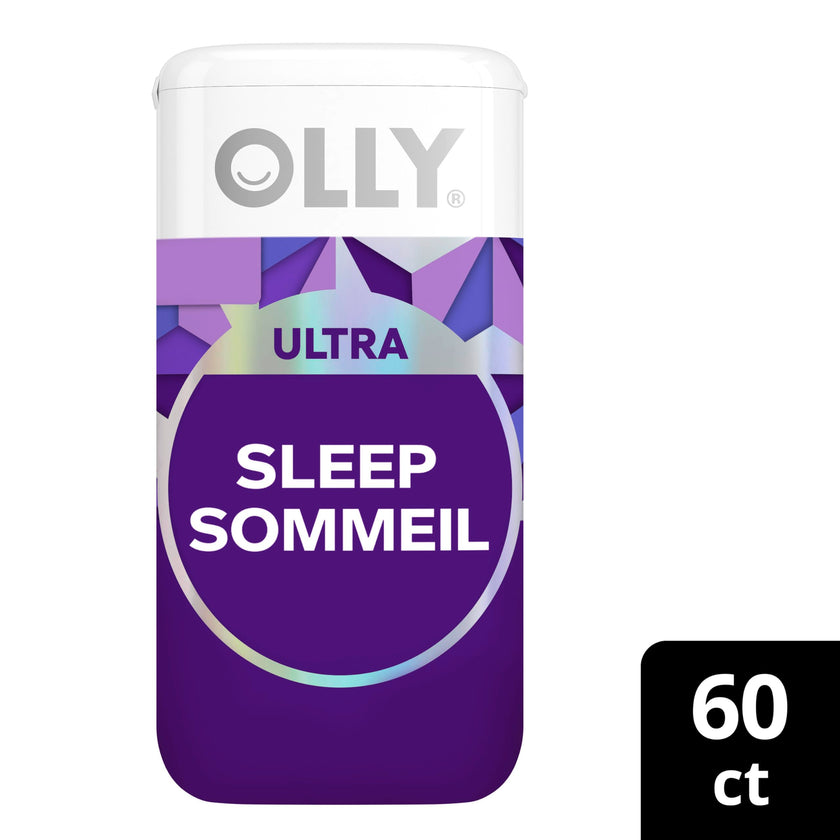 OLLY Ultra Strength Sleep Softgels, 10mg Melatonin, L-Theanine, Chamomile, Magnesium, Lemon Balm, Sleep Nighttime Sleep Aid 60 count 🍁 All In One Marketplace Canada