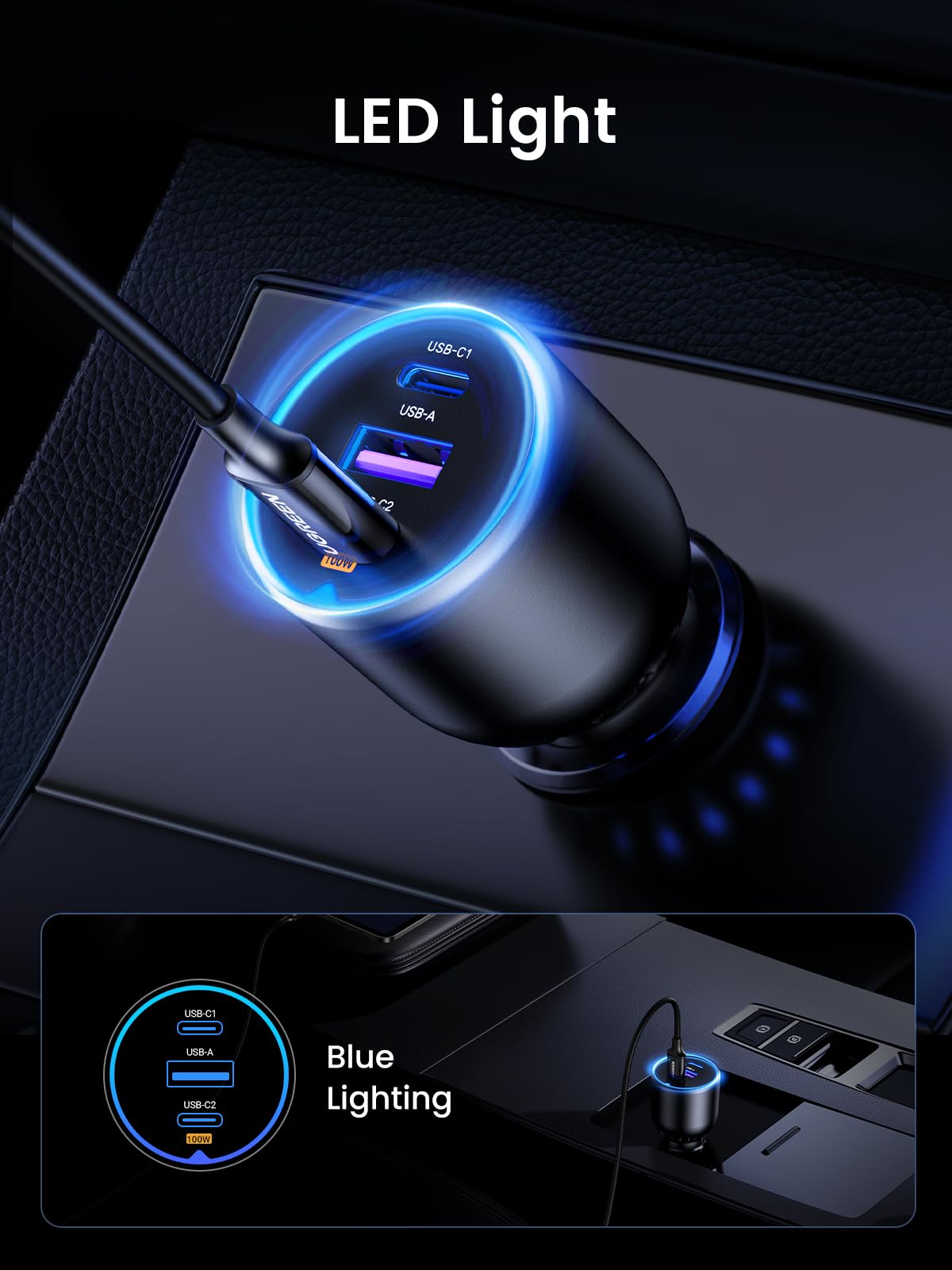 UGREEN USB C Car Charger, Super Fast Charging Cigarette Lighter Adapter 🍁 All In One Marketplace Canada