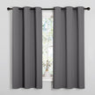 NICETOWN Blackout Curtains 2 Panels for Bedroom- Thermal Insulated Grommet Blackout Curtains 63 Inches Long for Living Room/Kitchen Rideaux occultants (2 Panels, W42 x L63 -Inch,Grey) 🍁 All In One Marketplace Canada