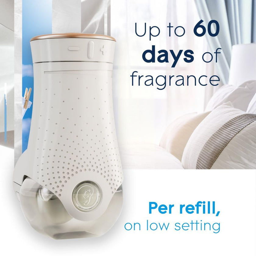 Glade PlugIns Air Freshener Oil Refill, Scented and Essential Oils for Home and Bathroom, Clean Linen, 5 Refills 🍁 All In One Marketplace Canada