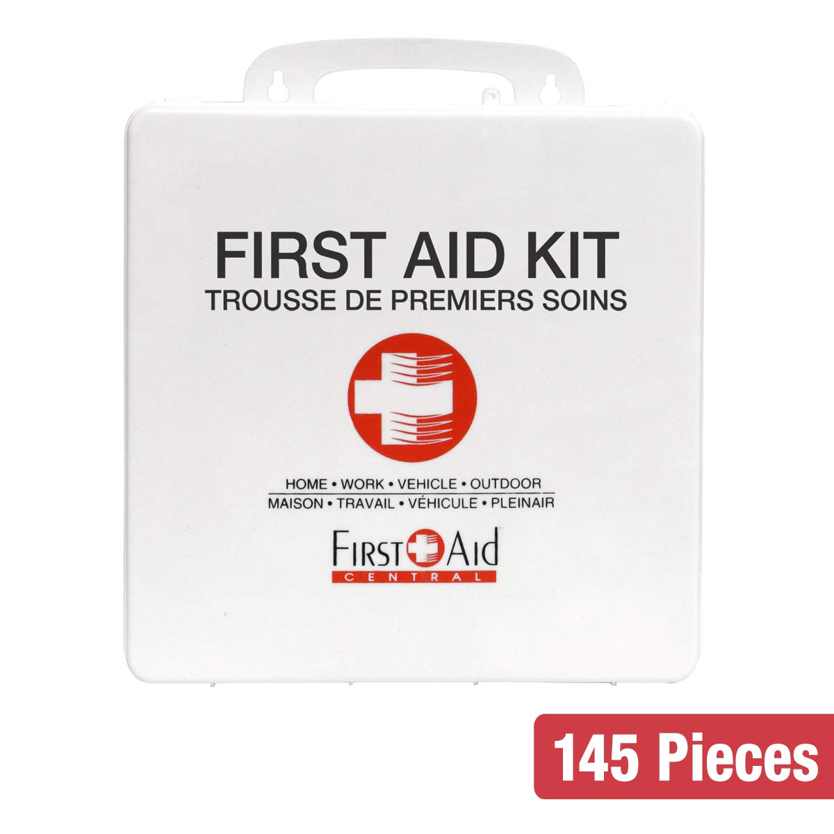 First Aid Central AZ-APFAKP All-Purpose Emergency First Aid Kit For Home, Work, and Travel, 145 Pieces 🍁 All In One Marketplace Canada