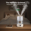 Homvana 3.6L Top-Fill Humidifiers for Bedroom Home, 360° Cool Mist, 16dB 🍁 All In One Marketplace Canada