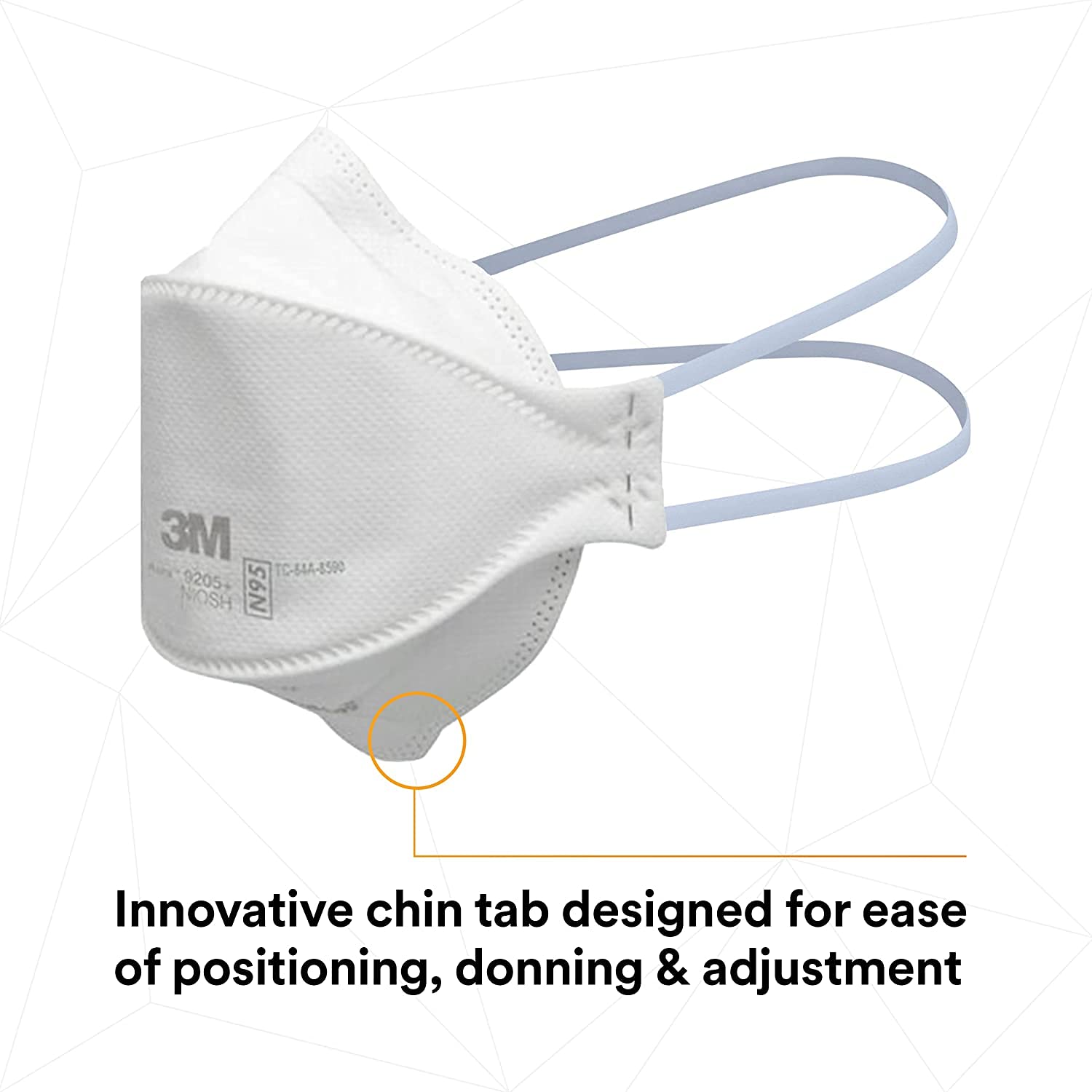3M Aura Particulate Respirator 9205+, N95, Pack of 20 Disposable Respirators, Individually Wrapped, 3 Panel Flat Fold Design Allows for Facial Movements, Comfortable, NIOSH Approved 🍁 All In One Marketplace Canada