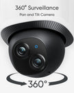 eufy Security Floodlight Camera E340 Wired, 360° Pan and Tilt, 24/7 Recording, Dual-Band Wi-Fi, 2,000 Lumens, Motion-Activated, Dual Camera, HomeBase 3 Compatible, Local Storage, No Monthly Fee 🍁 All In One Marketplace Canada