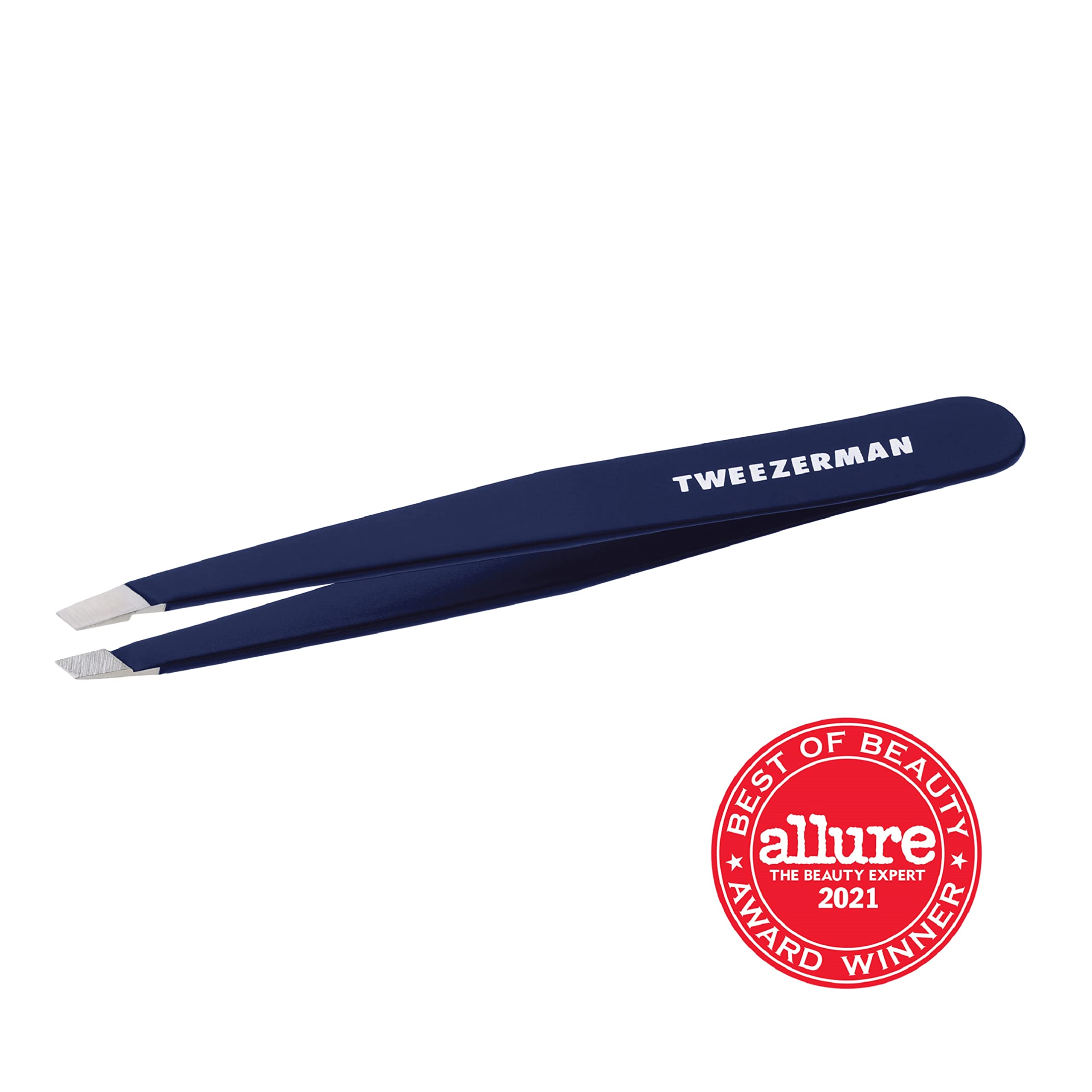Tweezerman Exclusive Evening Blue Slant Tweezer - Hair Removal Tweezers, Stainless Steel 🍁 All In One Marketplace Canada