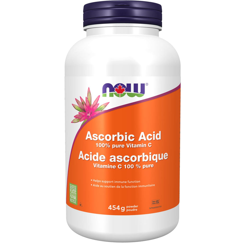 NOW Supplements, Vitamin C Crystals (Ascorbic Acid), Antioxidant Protection, 454g 🍁 All In One Marketplace Canada