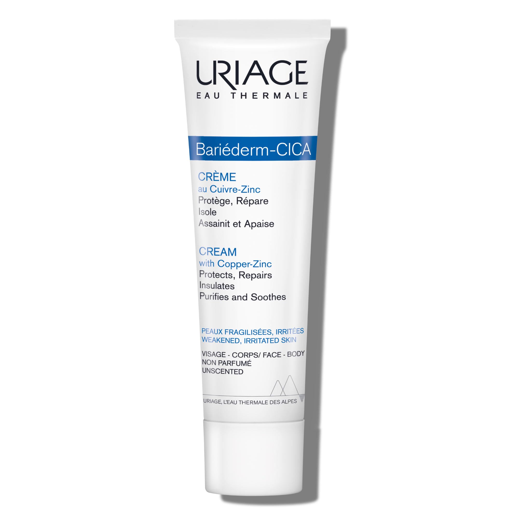 Uriage Bariéderm-CICA Repair Cream With Copper-Zinc & Hyaluronic Acid - Multi-Purpose Cream For Marks, Weakened & Irritated Skin - Face & Body Moisturizer For The Whole Family - 100ml 🍁 All In One Marketplace Canada