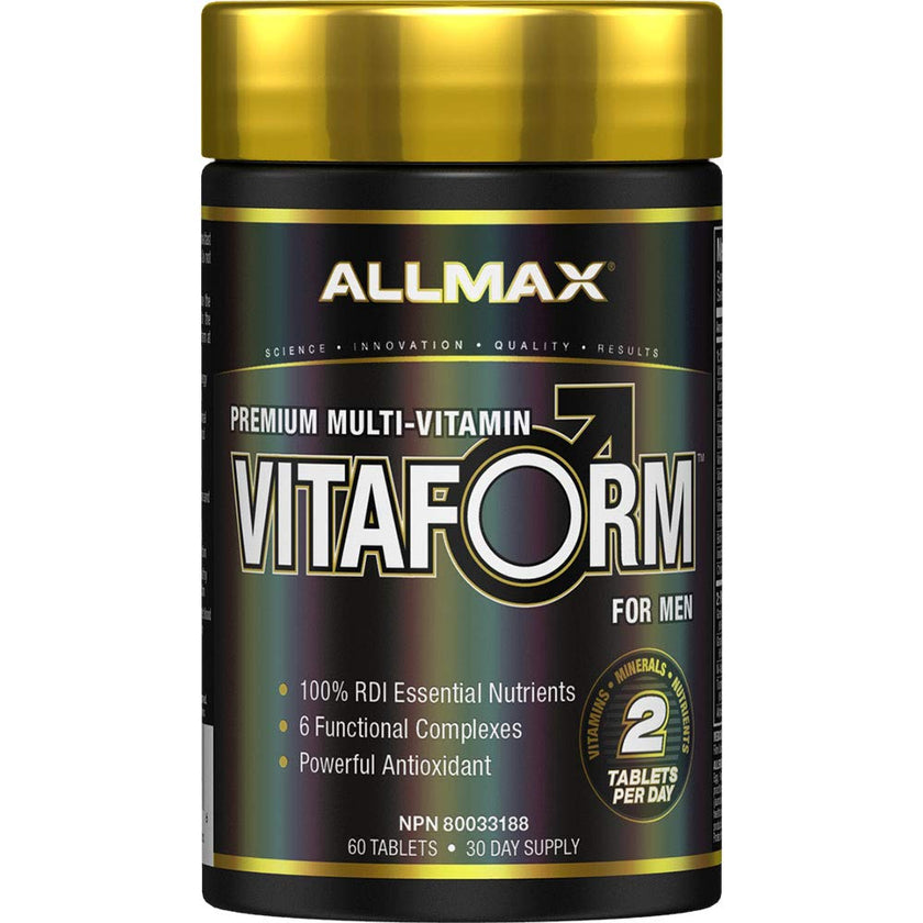 Allmax Nutrition - VITAFORM - Premium - Performance Multi-Vitamin for Men - 30-day Supply - 60 Count 🍁 All In One Marketplace Canada