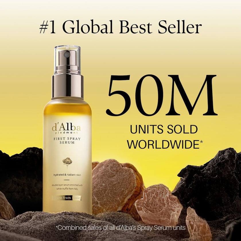 d'alba Piedmont Italian White Truffle First Spray Serum, Vegan Skin Care, Hydrating Face Moisturizer, Glow Serum for Radiant Skin, Non Comedogenic, All In One Mist, Korean skincare, 100ml 🍁 All In One Marketplace Canada