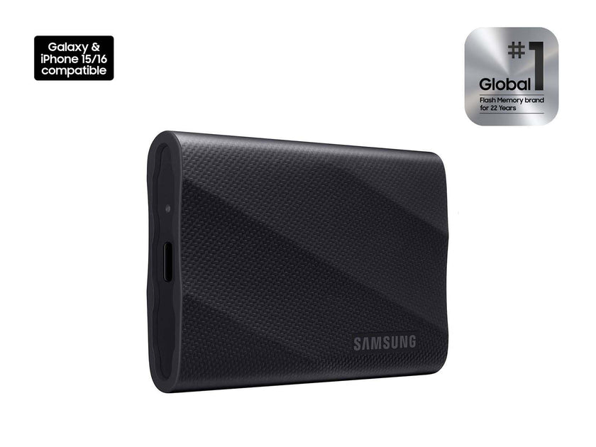 SAMSUNG T9 1TB Portable SSD, USB 3.2 Gen. 2x2, Black, Upto 2000MB/s Read Speed - MU-PG1T0B/AM [Canada Version] 🍁 All In One Marketplace Canada