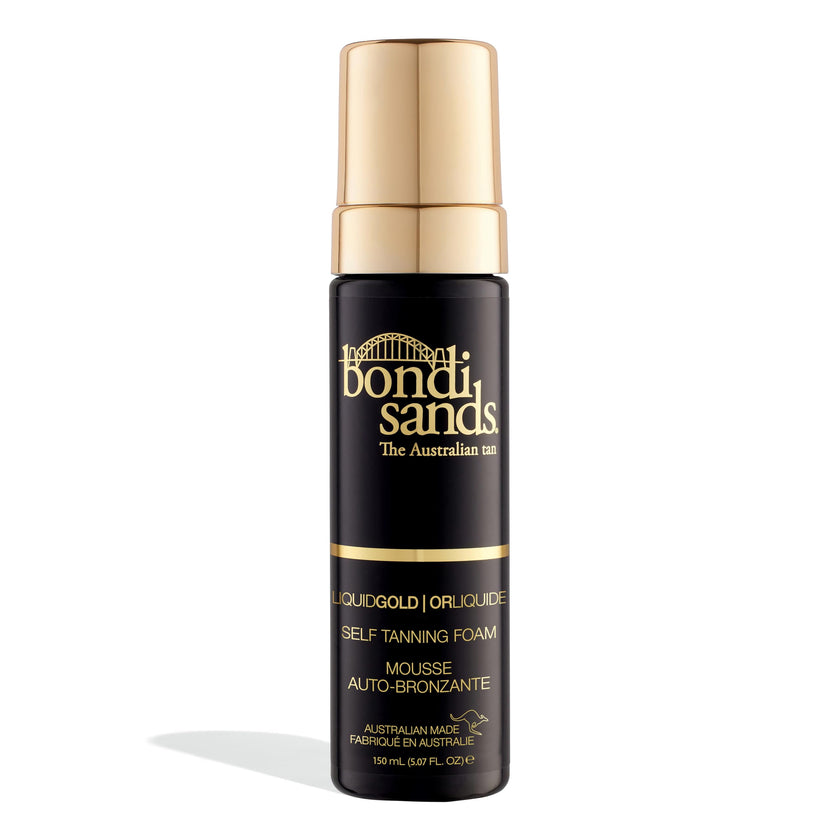 Bondi Sands Liquid Gold Self Tanning Foam | No Wash Off | Lightweight + Quick Dry Foam Enriched with Argan Oil, Provides a Hydrated Streak-Free Tan | 150mL 🍁 All In One Marketplace Canada
