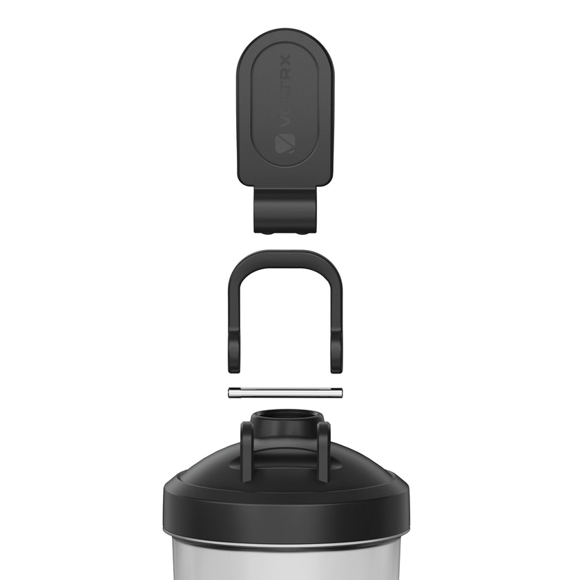 VOLTRX Protein Shaker Bottle, Titanus USB C Rechargeable Electric Protein Shake Mixer, Shaker Cups for Protein Shakes and Meal Replacement Shakes, BPA Free, 24oz 🍁 All In One Marketplace Canada