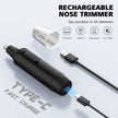 Nose Hair Trimmers for Men and Women-Rechargeable Ear Hair Trimmer-7IN1 Professional Painless Nose Clipper Eyebrow & Facial Hair Trimmer-IPX7 Waterproof Dual Edge Blades for Easy Cleansing-Black 🍁 All In One Marketplace Canada