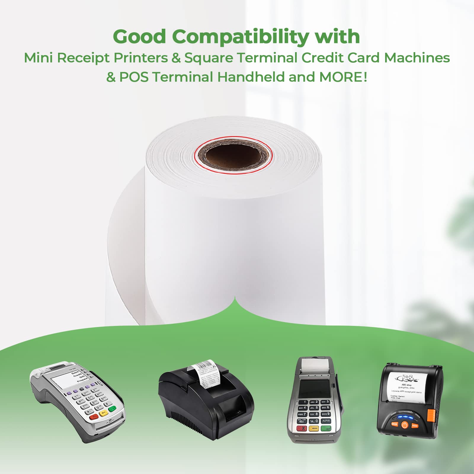 MUNBYN Thermal Paper Roll 2-1/4