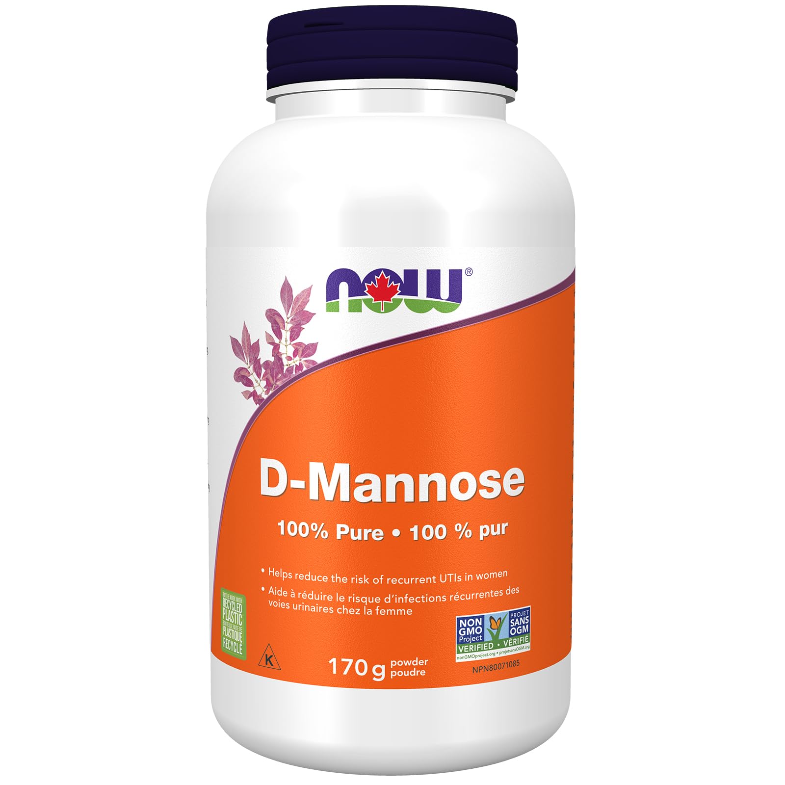 NOW Supplements, D-Mannose Powder, Non-GMO Project Verified, Healthy Urinary Tract, Unflavoured, 170g 🍁 All In One Marketplace Canada