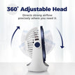 OCOOPA Small USB Desk Fan Table Fan 5'' with Strong Airflow & Quiet Operation, Portable Cooling Mini Fan 3 Speed, 360°Rotatable Head for Home Office Bedroom Desktop 🍁 All In One Marketplace Canada