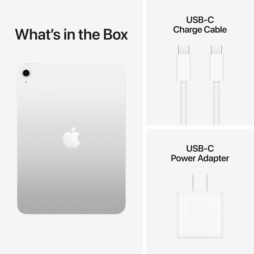 Apple iPad with A16 chip: 11-inch Liquid Retina Display, 128 GB, Wi-Fi 6, 12MP Front/12MP Back Camera, Touch ID, All-Day Battery Life — Silver 🍁 All In One Marketplace Canada