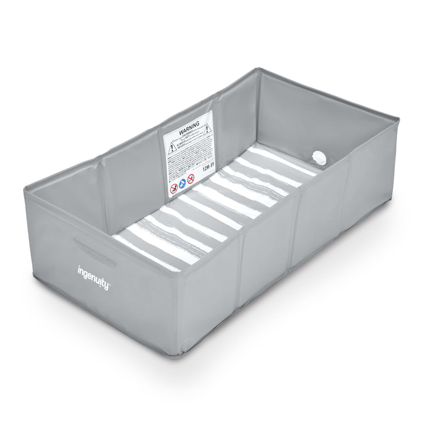 Ingenuity Tuckaway Toddler Tub, Converts Shower to Tub, Folds to Store, Easy to Clean, No Assembly Required, 12M-5Y 🍁 All In One Marketplace Canada