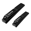 HAWATOUR Nail Clippers Set, Ultra Sharp Sturdy Fingernail and Toenail Clipper Cutters with Visibly Tin Case, Black 🍁 All In One Marketplace Canada