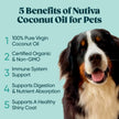 Nutiva Organic Cold-Pressed Virgin Coconut Oil, 1.6 L | Organic, Non-GMO, Fair Trade | Vegan, Keto, Paleo | Fresh Coconut Flavor and Aroma for Cooking & Healthy Skin and Hair 🍁 All In One Marketplace Canada