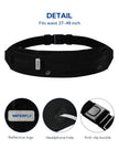 WATERFLY Running Belt Fanny Pack: Runner Marathon Jogging Waist Pack Sport Fitness Cell Phone Holder Pouch for Men Women Jogger Slim Stretchy Running Belt 🍁 All In One Marketplace Canada
