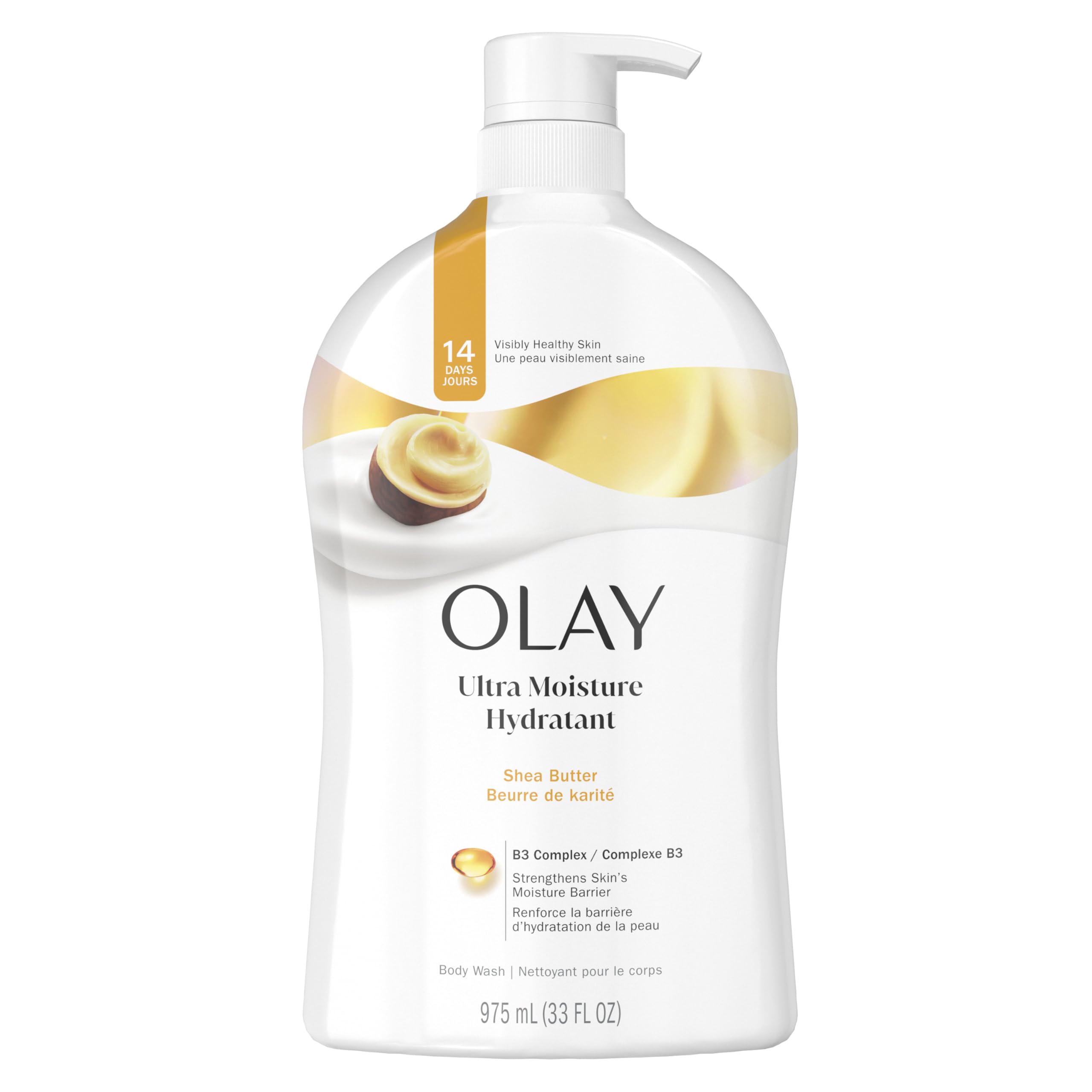Olay Ultra Moisture Body Wash with Shea Butter, Free from Parabens, 975 ml 🍁 All In One Marketplace Canada
