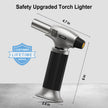 Sondiko Butane Torch, Refillable Kitchen Torch Lighter, Fit All Butane Tanks Blow Torch with Safety Lock and Adjustable Flame for Desserts, Creme Brulee, BBQ, and Baking—Butane Gas is Not Included 🍁 All In One Marketplace Canada