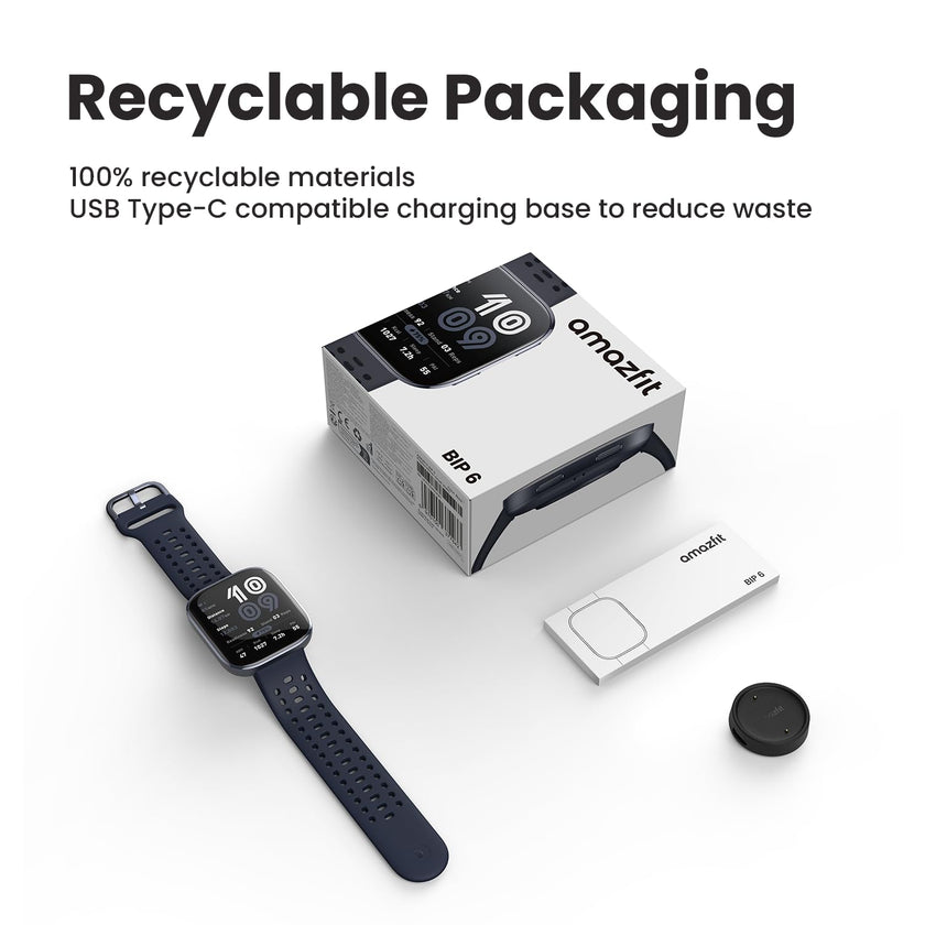 Amazfit Bip 6 Smart Watch 46mm, 14 Day Battery, 1.97