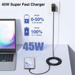45W USB C Charger for Samsung Galaxy S25/S24/S26 Ultra,3FT/6FT/10FT USB C Cable and USB C Fast Charger Blcok for Samsung Galaxy S23 S22 Ultra/S21,Fast Charging Cable for iPhone 17 16/iPad Pro 🍁 All In One Marketplace Canada