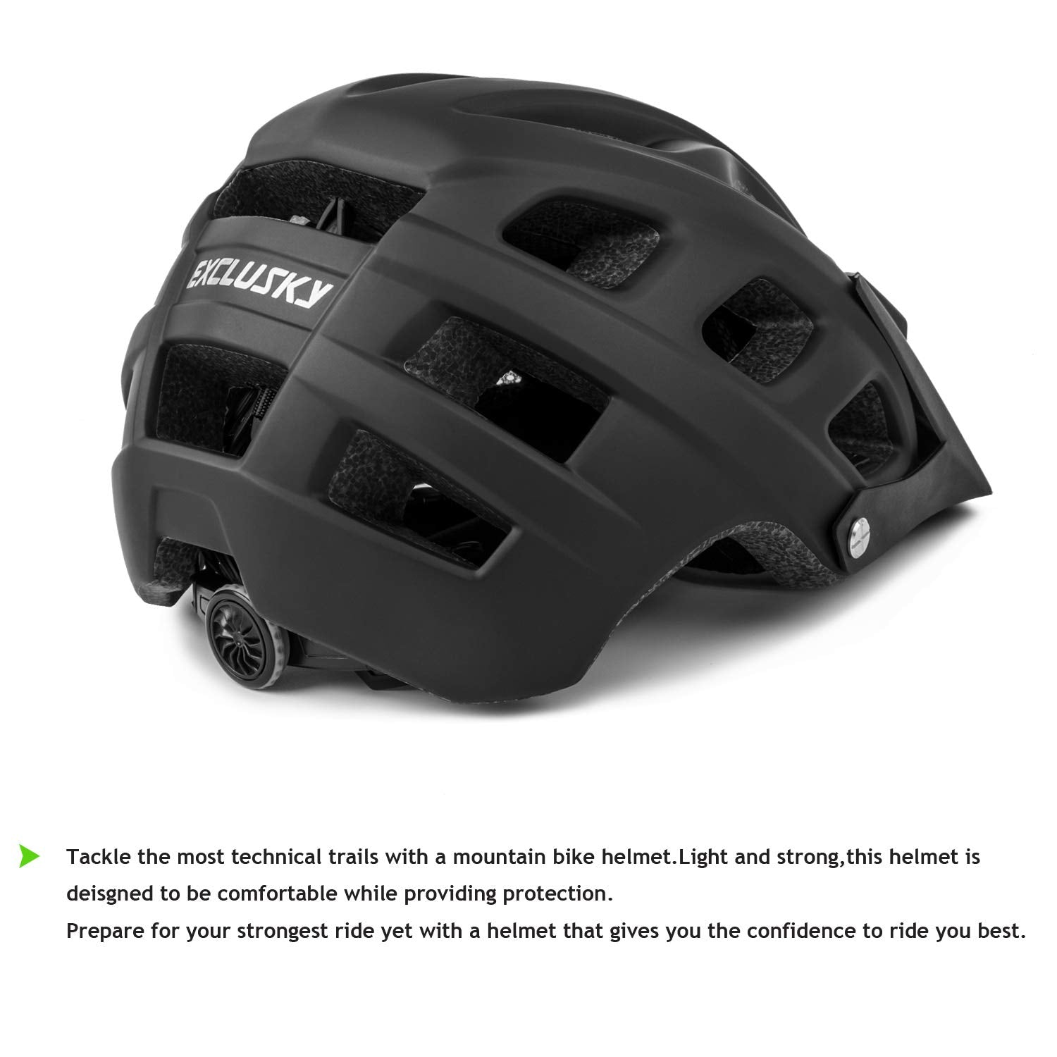 Bike Helmet, Exclusky Mountain Bike Helmet Men Women Lightweight Breathable Adjustable Adult Bicycle Cycle MTB Helmet 56-61cm 🍁 All In One Marketplace Canada