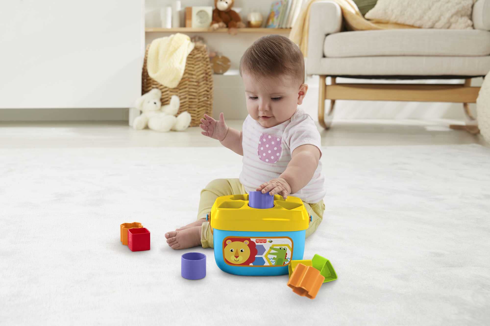 Fisher-Price Classic Infant Trio, toy set of three baby toys for stacking, sorting and musical play 🍁 All In One Marketplace Canada