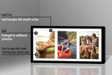Americanflat 5x7 Picture Frame Collage with Shatter-Resistant Glass - Fits Three 5x7 Photos or Use as One 8x16 Frame - Signature Collection - Collage Frames for Tabletop and Wall Display - Black 🍁 All In One Marketplace Canada