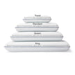 WEEKENDER Ventilated Gel Memory Foam Pillow - Washable Cover - King Size-White 🍁 All In One Marketplace Canada