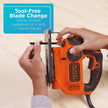 BLACK+DECKER Jig Saw, Smart Select, 5.0-Amp (BDEJS600C) 🍁 All In One Marketplace Canada