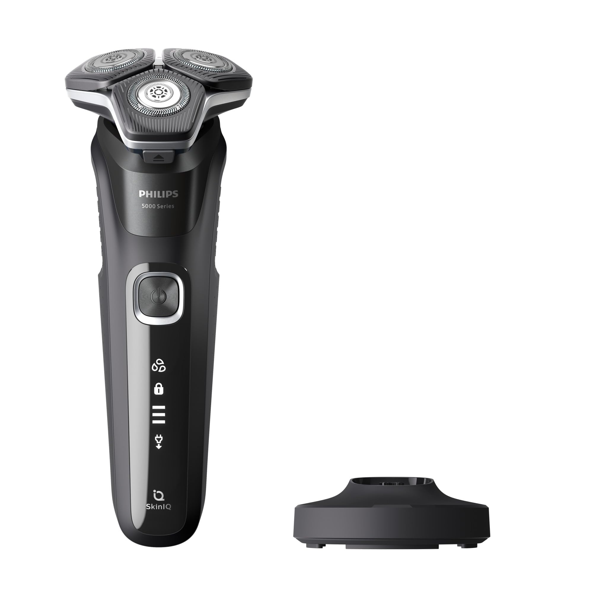 Philips Shaver Series 5000, Wet & Dry Electric Shaver, with SkinIQ Technology, Pop-up Trimmer, Charging Stand, Deep Black, Model S5898/25 🍁 All In One Marketplace Canada
