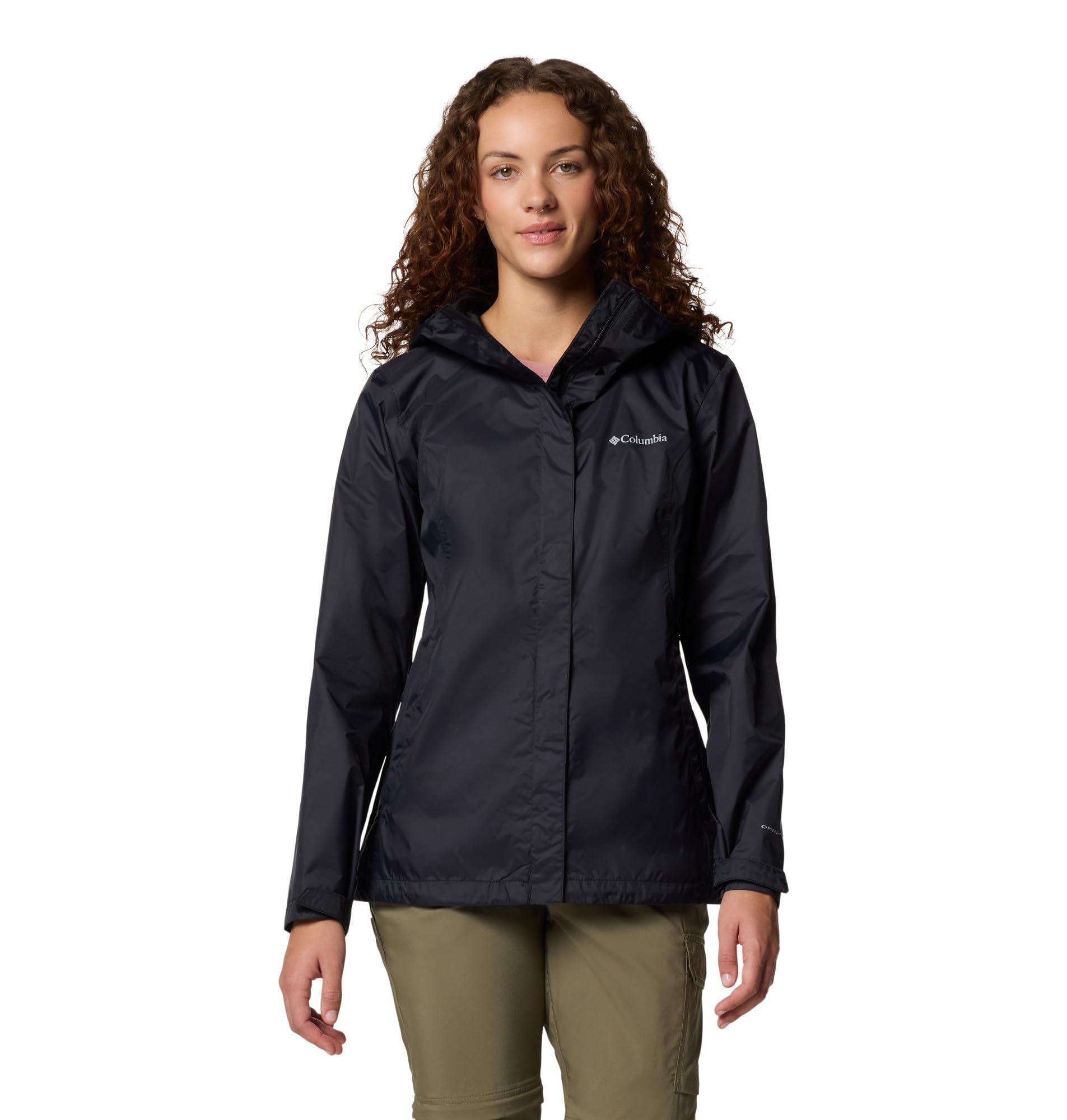 Columbia Womens Arcadia II Waterproof Rain Jacket, Black, Small 🍁 All In One Marketplace Canada