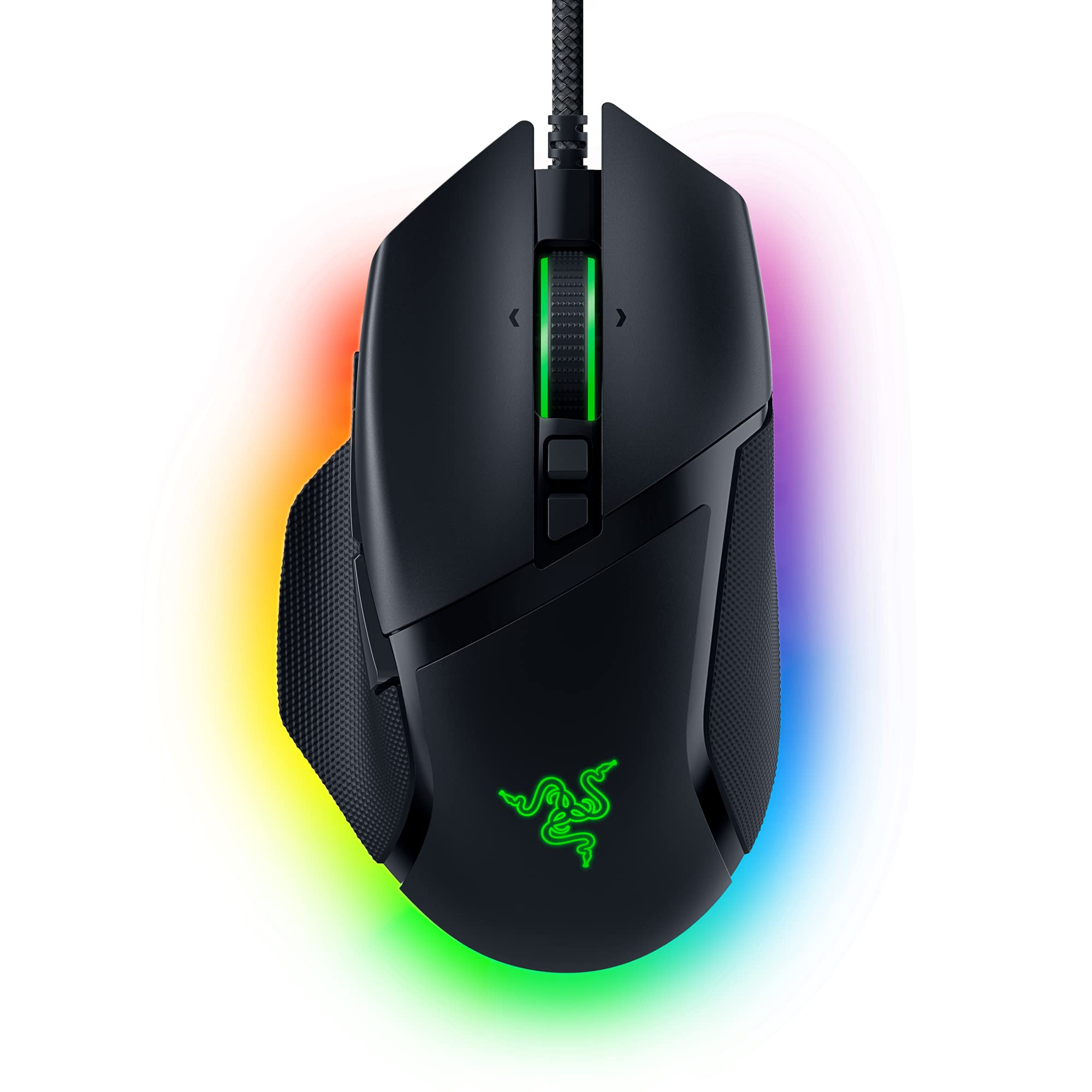 Razer Basilisk V3 Wired Gaming Mouse: HyperScroll Tilt Wheel - 26K DPI Optical Sensor - Gen-3 Optical Switches - 13-Zone Chroma RGB with Underglow - 13 Programmable Controls - Black 🍁 All In One Marketplace Canada