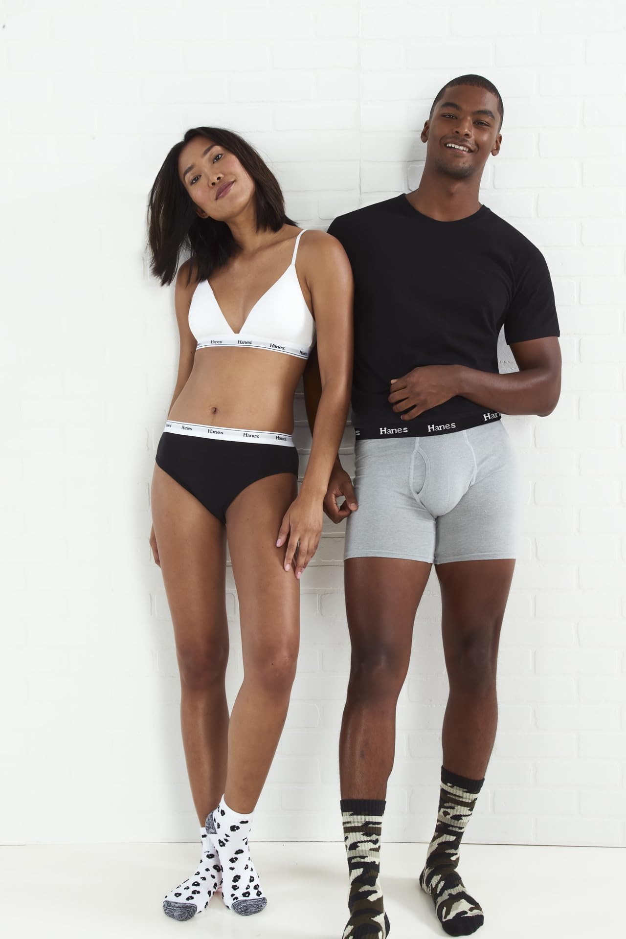 Hanes Originals Men's Boxer Briefs, Stretch Cotton Moisture-Wicking Underwear, Modern Fit Low Rise, Pack of 4, Grey/Black assortement, Size 2X 🍁 All In One Marketplace Canada