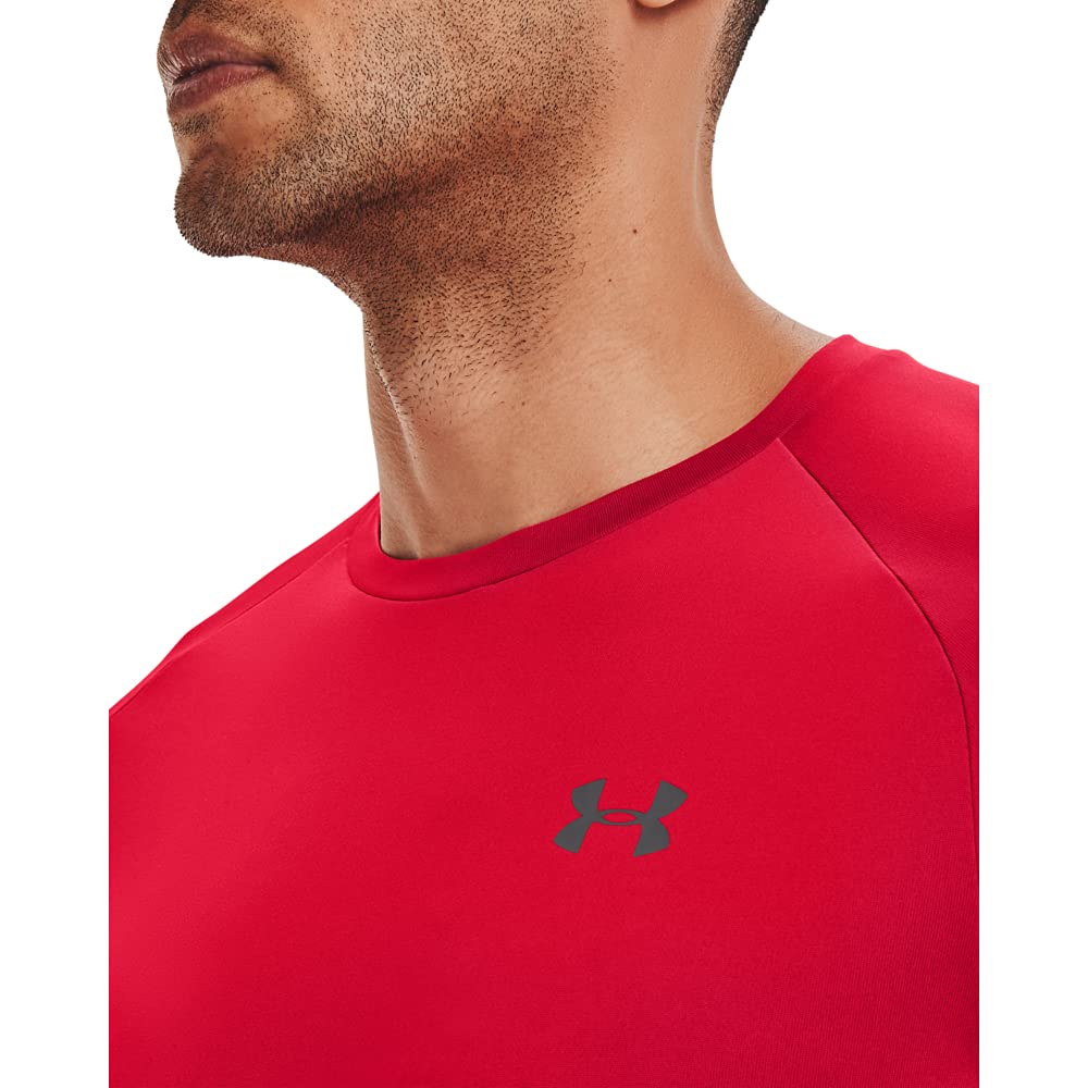 Under Armour mens Tech 2.0 Short-Sleeve T-Shirt , Red (600)/Graphite , Large 🍁 All In One Marketplace Canada